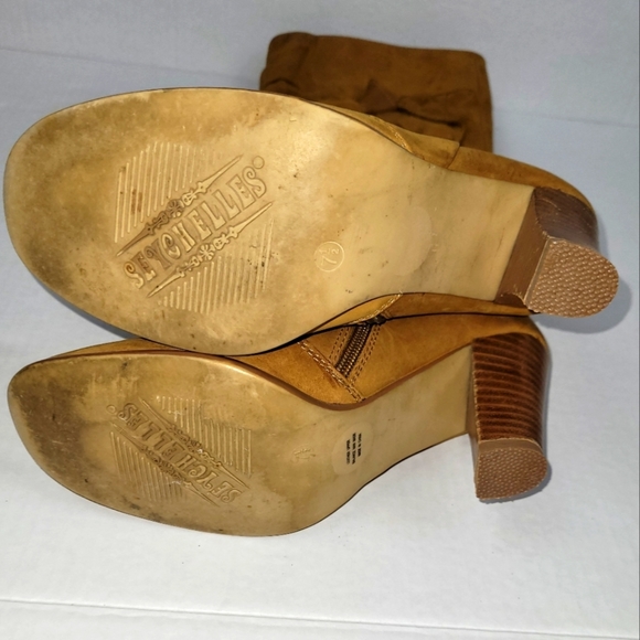 Seychelles Tan Heeled Boots - Picture 6 of 14